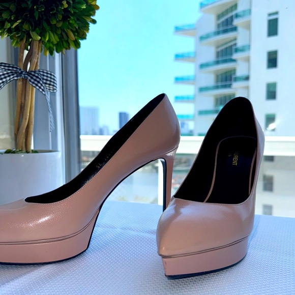 Saint Laurent leather pump brand new size 39.5 - Picture 5 of 8